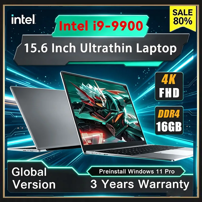 Pc Gaming Intel - Ordinateur portable 2026, Windows 11 Pro,