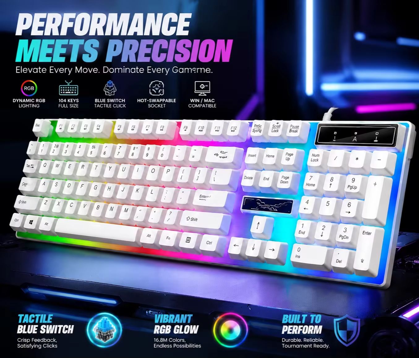 Pc Gaming Fullset - Clavier et souris de jeu mécaniques