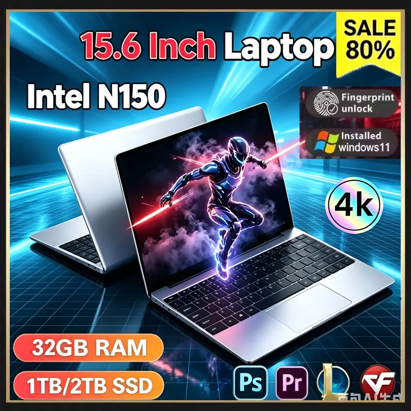Pc Gaming Intel - Ordinateur portable fin et portable 15,6
