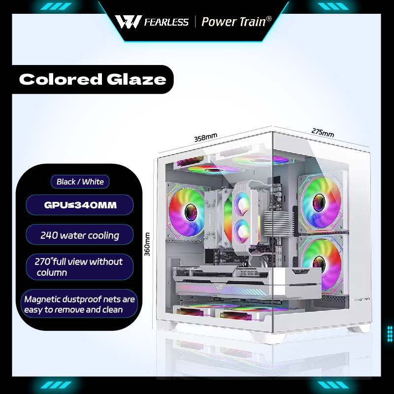 Boîtier PC Gaming MATX/ITX Pow - Pc Gaming Liquid avis et prix