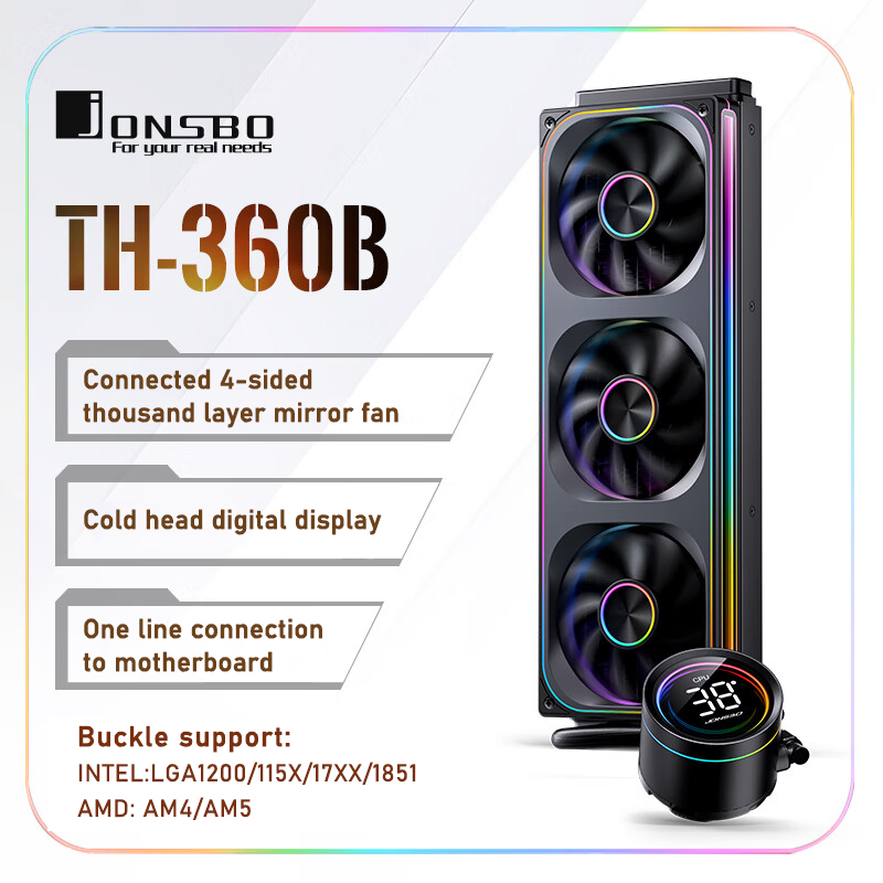Jonsbo TH-360 AIO CPU refroidi - Pc Water Cooling avis et prix