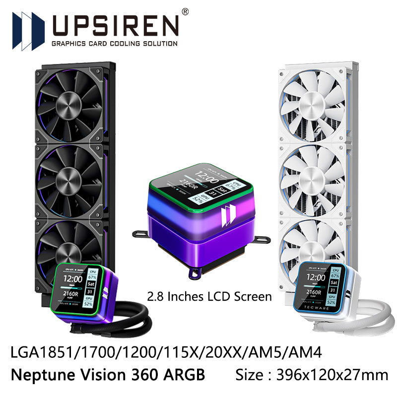 USIREN Neptune Vision 360 ARGB - Pc Gaming Liquid avis et prix